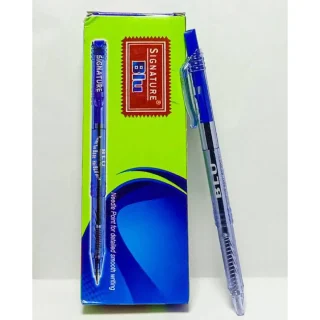 Signature Blue Ball Pen (1packet) BLue Color