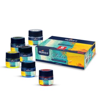 Bluebird Pack of 6 Primary Acrylic Colors