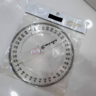 Portable 360 Transparent Protractor