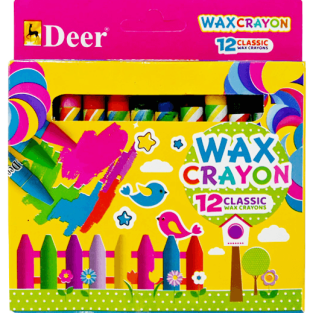 Deer Wax Caryons 12pcs