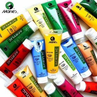 Maries Acrylic Paint Tube 75ml All Colors