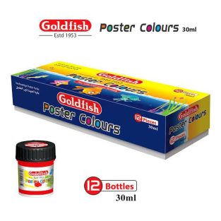 Goldfish Poster Color Set 12x30ml