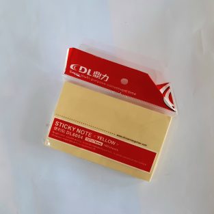 Dl Yellow Colored Sticky Notes 127x6mm 100sheets