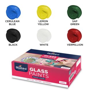Bluebird Glass Colors Pack 6x25ml Primary Shades