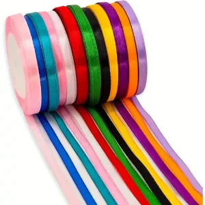 Silk Ribbon for Art,Decoration Small (Half inch )