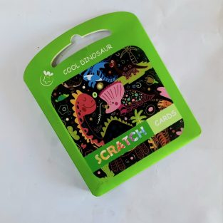 Scratch Cards Dinosaur Design