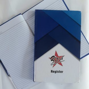 3STAR 200 Page Premium Register High Quality  (Indonesian Paper ) size 13x8.8inch