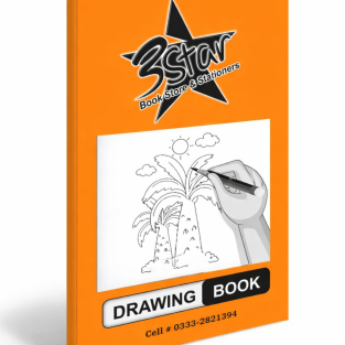 3STAR DRAWING BOOK  for Kids (30 Sheets )