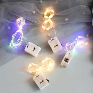 Mini Battery Operated Fairy Lights for Decoration (Dual Mode Colorful & Golden)