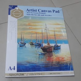 Keepsmiling Artist's Canvas Pad A4 10 Sheets