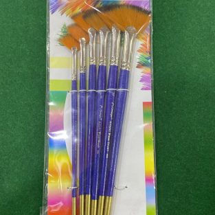 Superior Selection Omega Fan Brushes Pack of 6