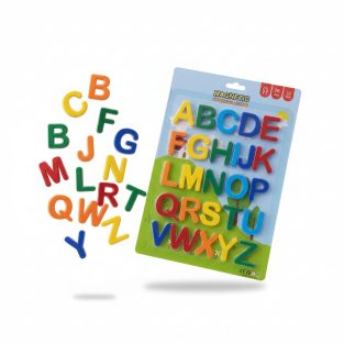 Magnetic Uppercase Alphabet Letters Set of Blocks