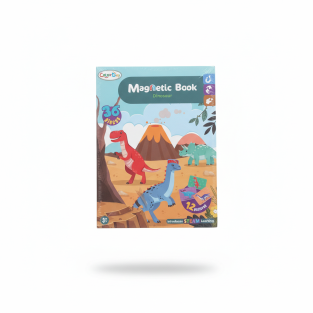 Dinosaur Magnetic Book for Creative Learning (12 Patterns)