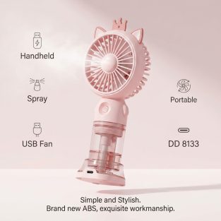 King Designed Hand Charging Portable Fan