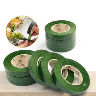 Premium Green Floral/Florist Tape/Stem Tape 10 Meters Per Roll