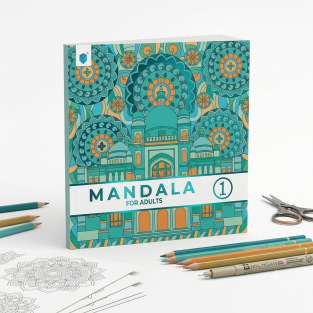 MANDALA FOR ADULTS VOLUME 1 (Drawing Book)